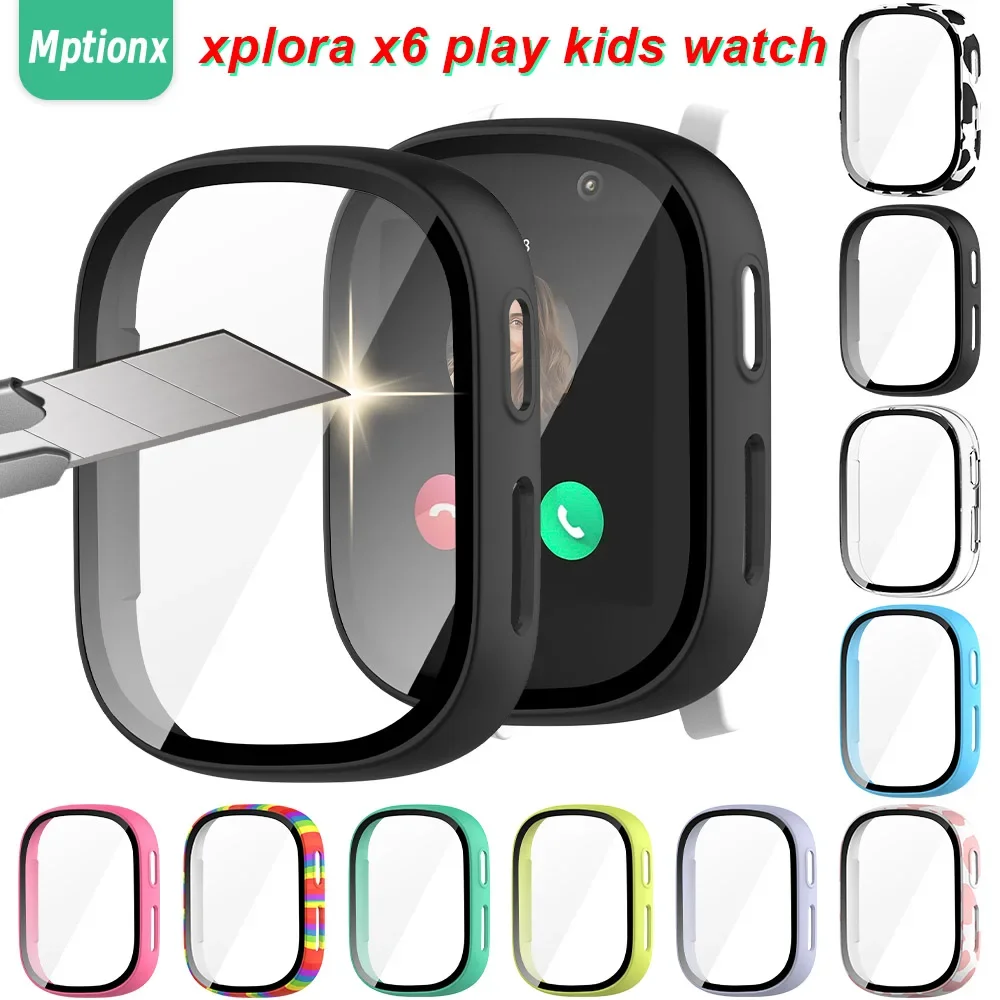 Smartwatch Watches For Children - เคสสำหรับ xploar X6 Play อุปกรณ์ป้องกันหน้าจอสมาร์ทวอท์ชสำหรับเด็กอุปกรณ์เสริมสำหรับ xplora