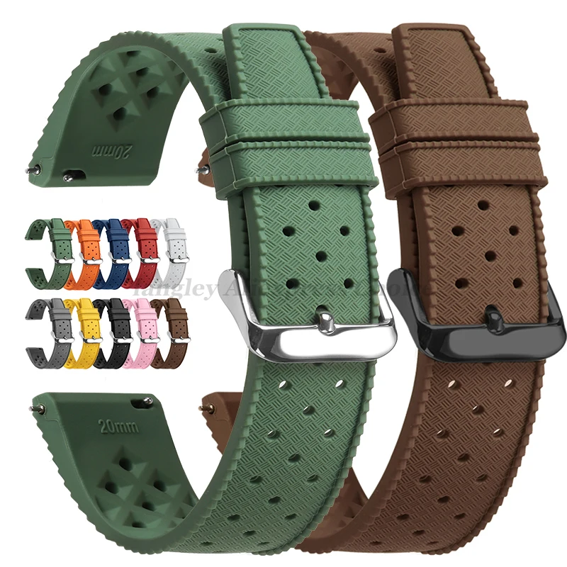 Citizen Watches Smartwatch - Tropical นาฬิกาซิลิโคน QUICK RELEASE Watchband 18