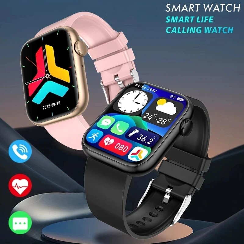 Watches Ladies Smartwatch - Lige สมาร์ทวอทช์โทรได้บลูทูธผู้หญิงผู้ชายนาฬิกาออกกำลังกายเล่นกีฬาตรวจวัดอุณหภูมิร่างกายของผู้หญิงกันน้ำสมาร์ทวอท์ชสุภาพสตรี