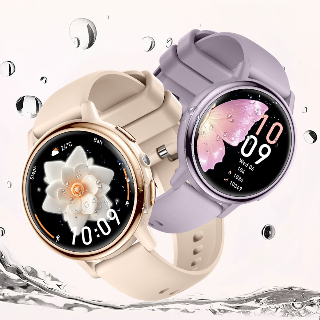 Watches Ladies Smartwatch - 2026 ใหม่สมาร์ทวอทช์สำหรับผู้หญิงของขวัญ 1.26 นิ้วหน้าจอสัมผัสเต็มรูปแบบกีฬาฟิตเนสนาฬิกาบลูทูธโทรดิจิตอลสมาร์ทวอทช์สุภาพสตรี