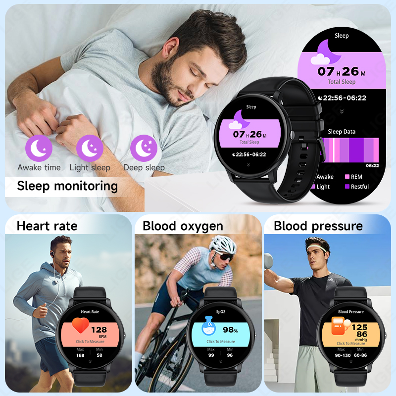 LIGE บลูทูธผู้หญิงสมาร์ทนาฬิกา - Smartwatch Latest Watches For Women บทวิจารณ์และราคา