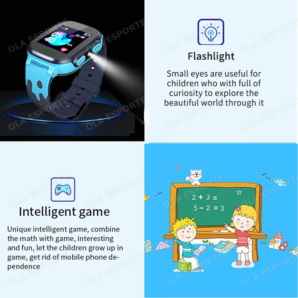 นาฬิกาอัจฉริยะสำหรับเด็ก รุ่นใ - Smartwatch Watches Gift For Boys With Gps บทวิจารณ์และราคา