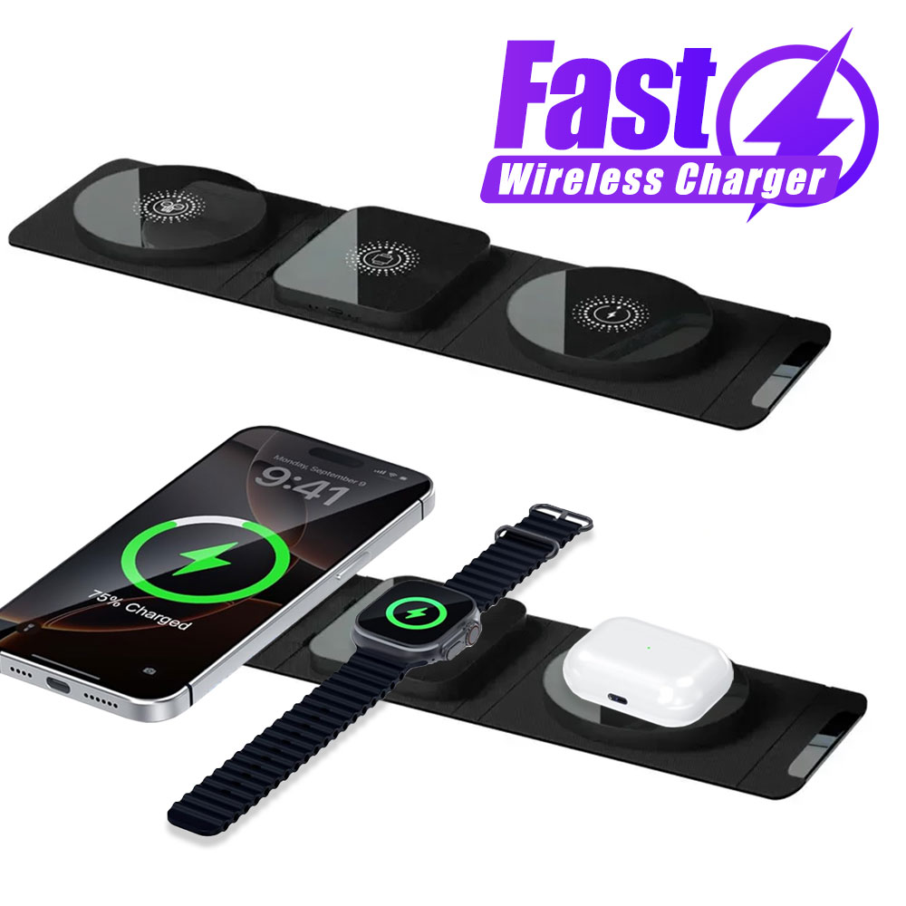 แท่นชาร์จเร็ว 3 in 1 สำหรับ iP - Watch 7 Smartwatch Iphone บทวิจารณ์และราคา