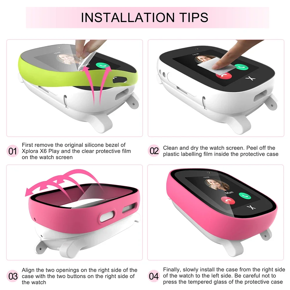 เคสสำหรับ xploar X6 Play อุปกร - Smartwatch Watches For Children บทวิจารณ์และราคา