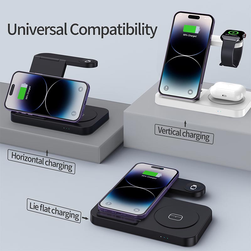 แท่นชาร์จไร้สายแบบพับได้ 4 in  - Watch 7 Smartwatch Iphone บทวิจารณ์และราคา