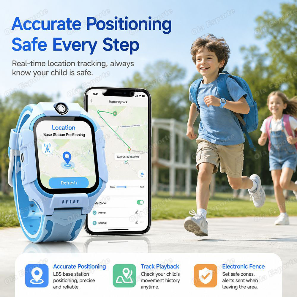 2027 นาฬิกาอัจฉริยะสำหรับเด็ก  - Smartwatch Watches Gift For Boys With Gps บทวิจารณ์และราคา