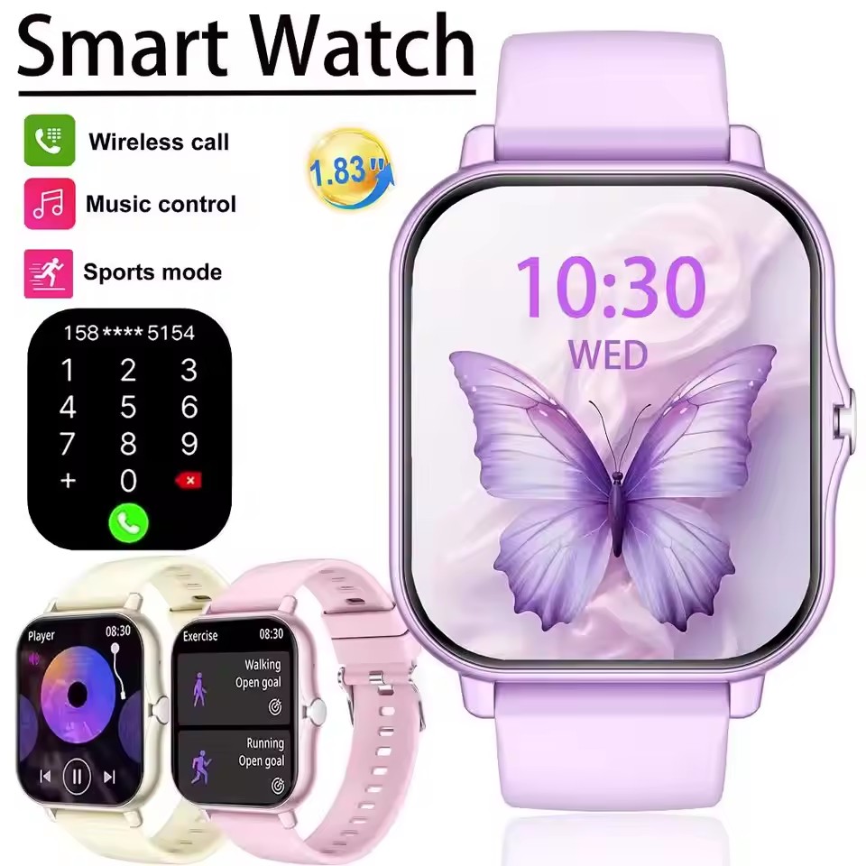 สมาร์ทวอทช์กีฬาหน้าจอสัมผัสเต็ - Smartwatch Latest Watches For Women บทวิจารณ์และราคา