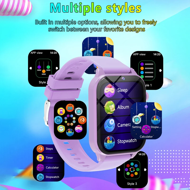 เกมเด็กสมาร์ทนาฬิกาไฟฉายกันน้ำ - Smartwatch Watches For Children บทวิจารณ์และราคา