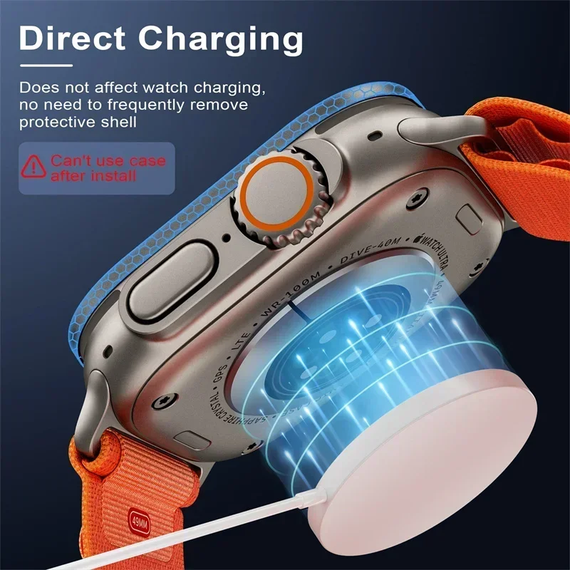 2PCS กระจกนิรภัยสําหรับ Apple  - Smartwatch Apple Watches For Men บทวิจารณ์และราคา
