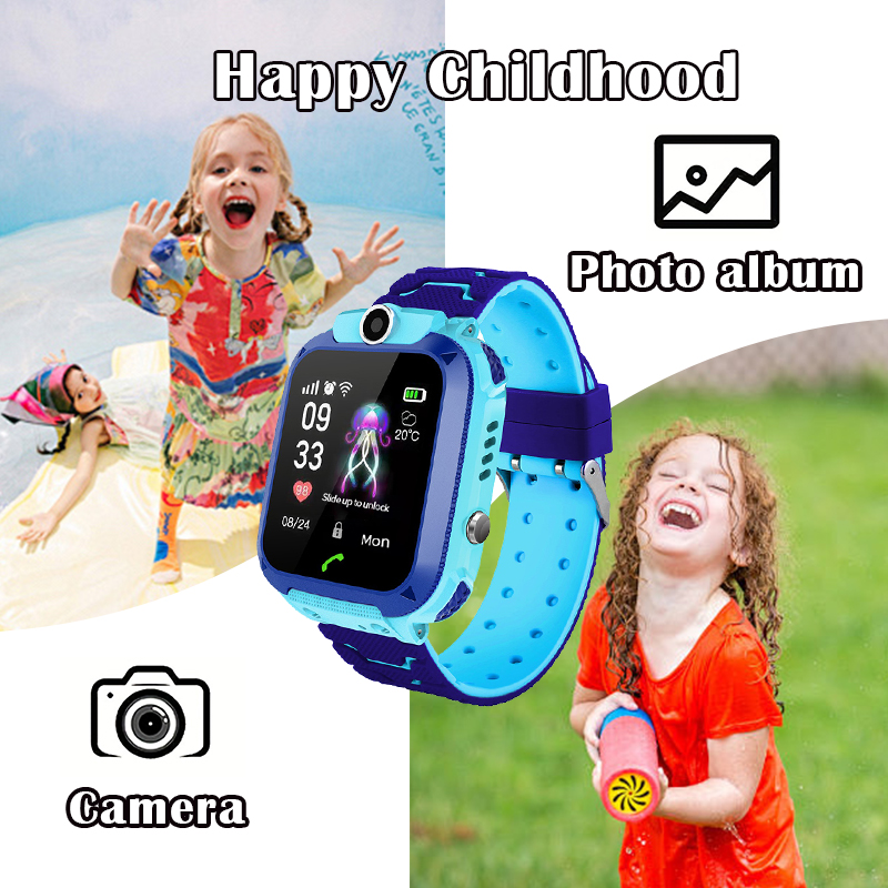 นาฬิกาอัจฉริยะสำหรับเด็ก Q12B  - Smartwatch Watches Gift For Boys With Gps บทวิจารณ์และราคา