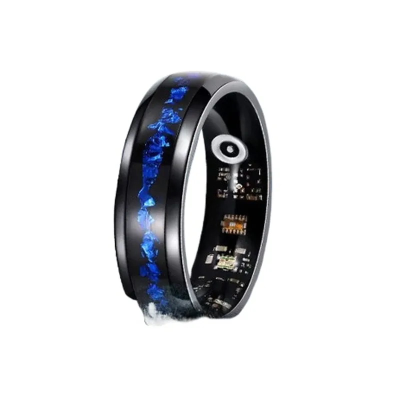 แหวนสมาร์ท ดีไซน์ฟอยล์สีน้ำเงิ - Smartwatch Ring Watches บทวิจารณ์และราคา