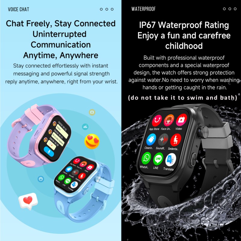 สมาร์ทวอทช์เด็ก 4G GPS WIFI วิ - Smartwatch Watches Gift For Boys With Gps บทวิจารณ์และราคา