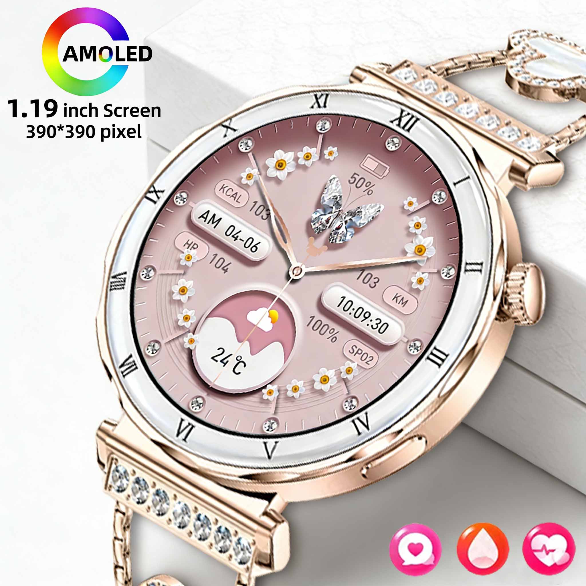 นาฬิกาสมาร์ทวอทช์ LIGE สำหรับผ - Smartwatch Latest Watches For Women บทวิจารณ์และราคา