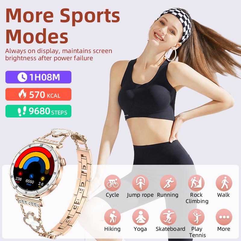 นาฬิกาสมาร์ทวอทช์ LIGE สำหรับผ - Smartwatch Latest Watches For Women บทวิจารณ์และราคา