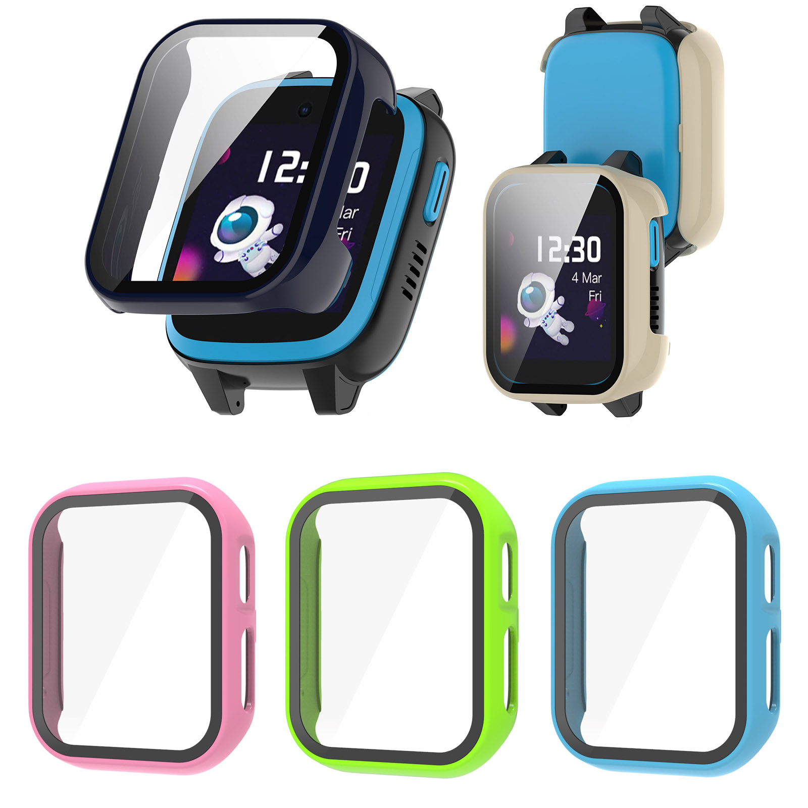 Hard Edge Shell Glass Screen P - Smartwatch Watches For Children บทวิจารณ์และราคา
