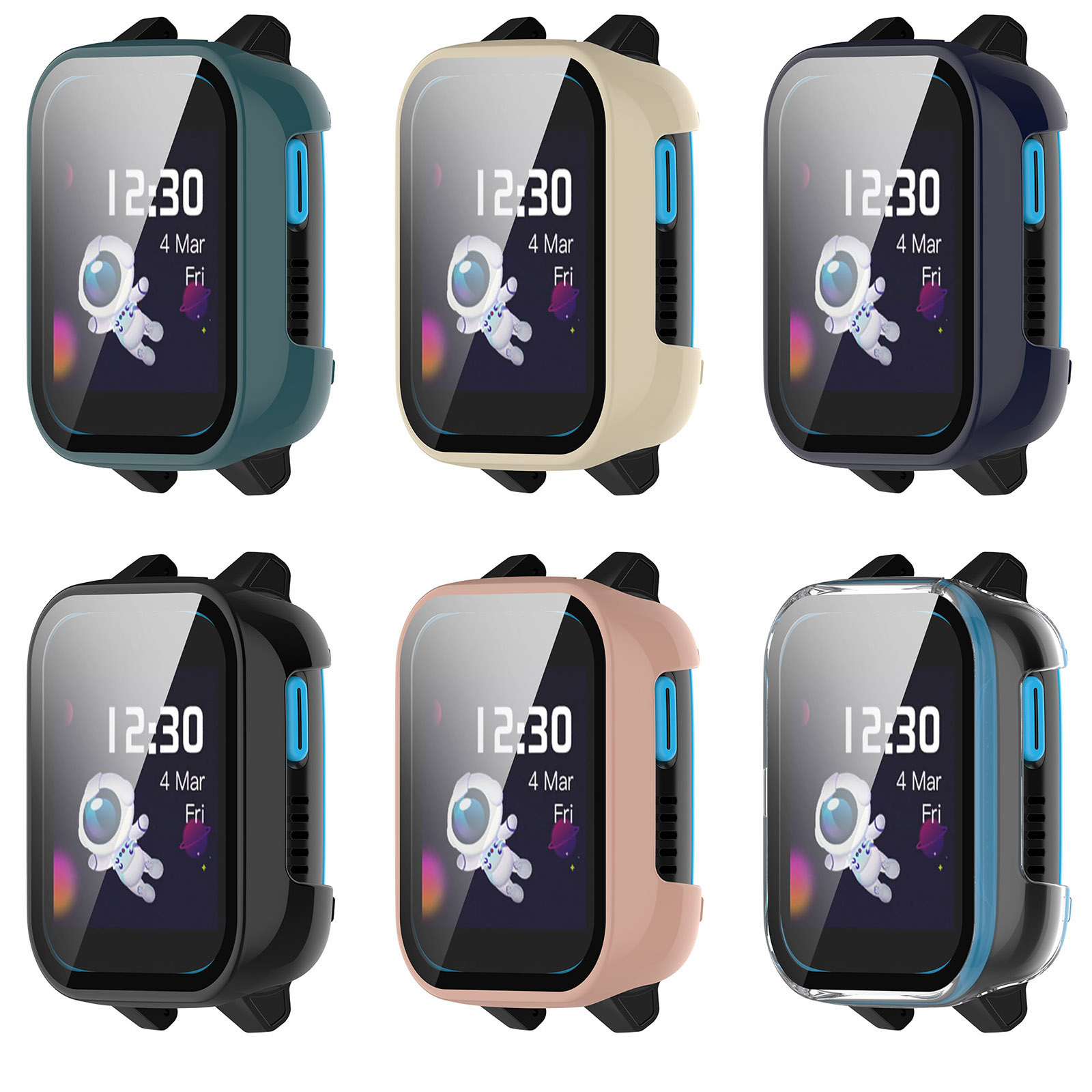 Hard Edge Shell Glass Screen P - Smartwatch Watches For Children บทวิจารณ์และราคา