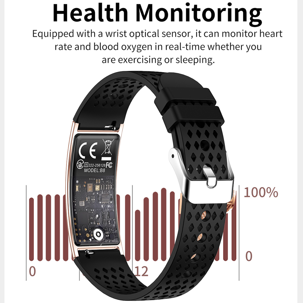 สร้อยข้อมืออัจฉริยะบางเฉียบผู้ - Watches Ladies Smartwatch บทวิจารณ์และราคา