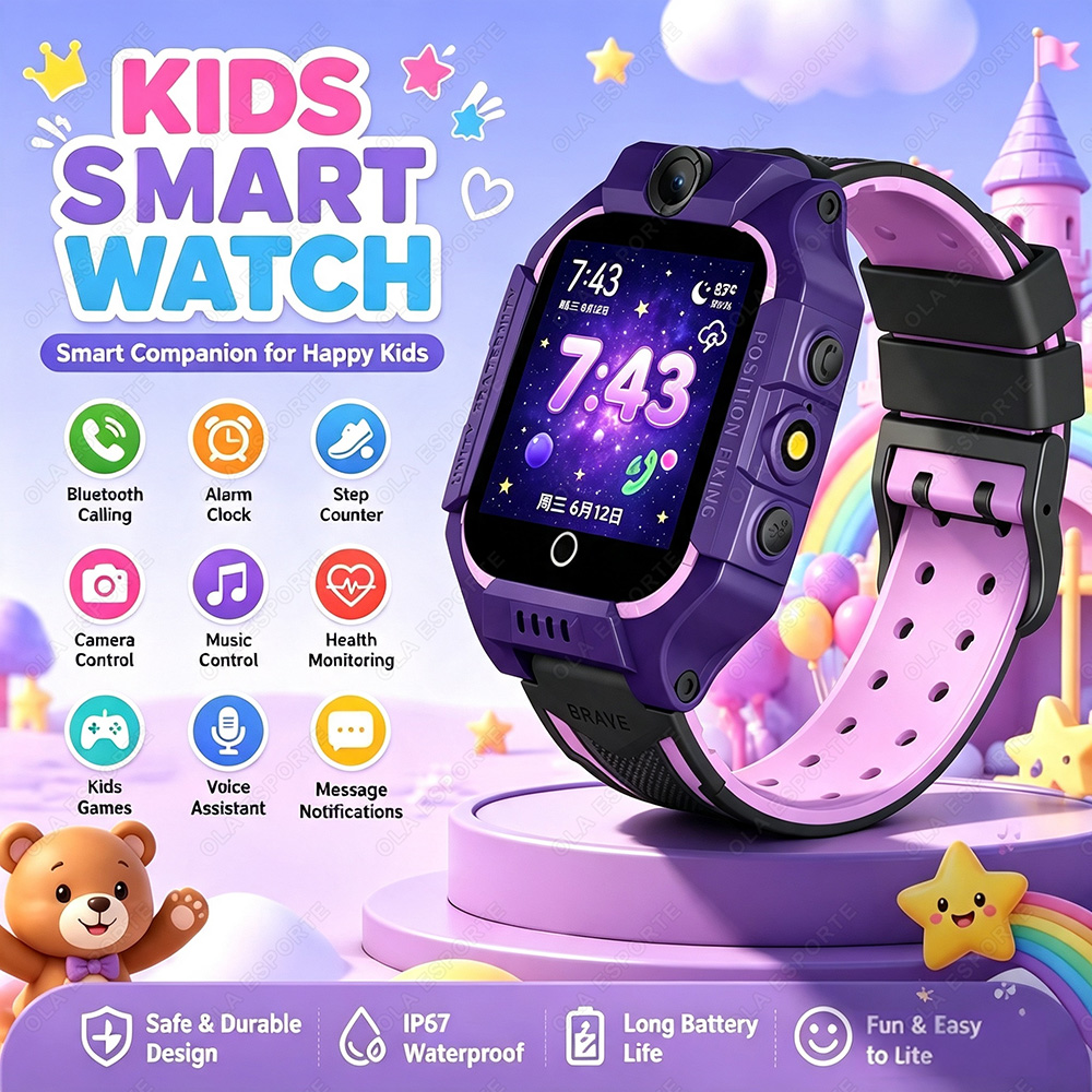 2027 นาฬิกาอัจฉริยะสำหรับเด็ก  - Smartwatch Watches Gift For Boys With Gps บทวิจารณ์และราคา