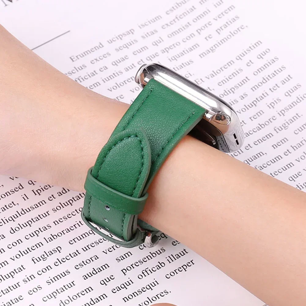 สายนาฬิกาหนังสําหรับ Apple Wat - Smartwatch Apple Watches For Men บทวิจารณ์และราคา