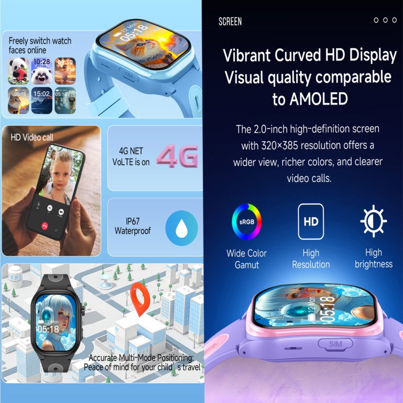 สมาร์ทวอทช์สำหรับเด็กพร้อม GPS - Smartwatch Watches Gift For Boys With Gps บทวิจารณ์และราคา