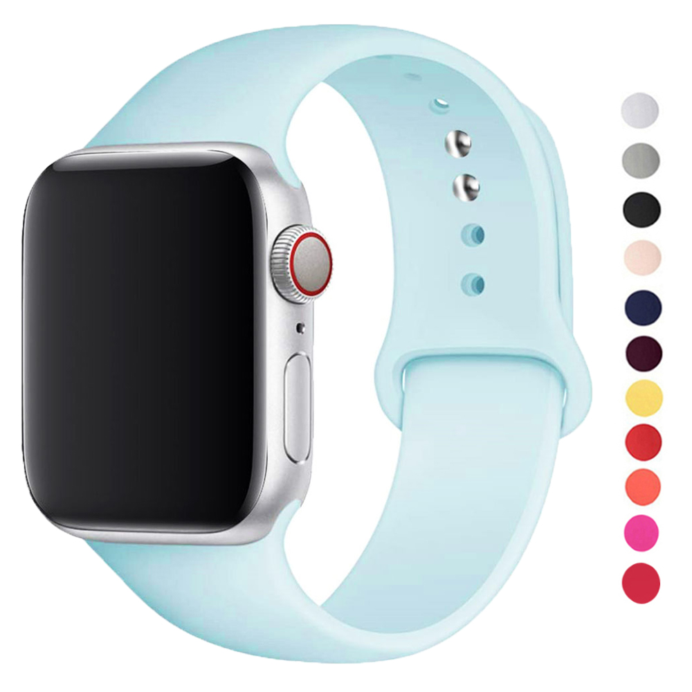 สายซิลิโคนสําหรับ Apple Watch  - Smartwatch Apple Watches For Men บทวิจารณ์และราคา