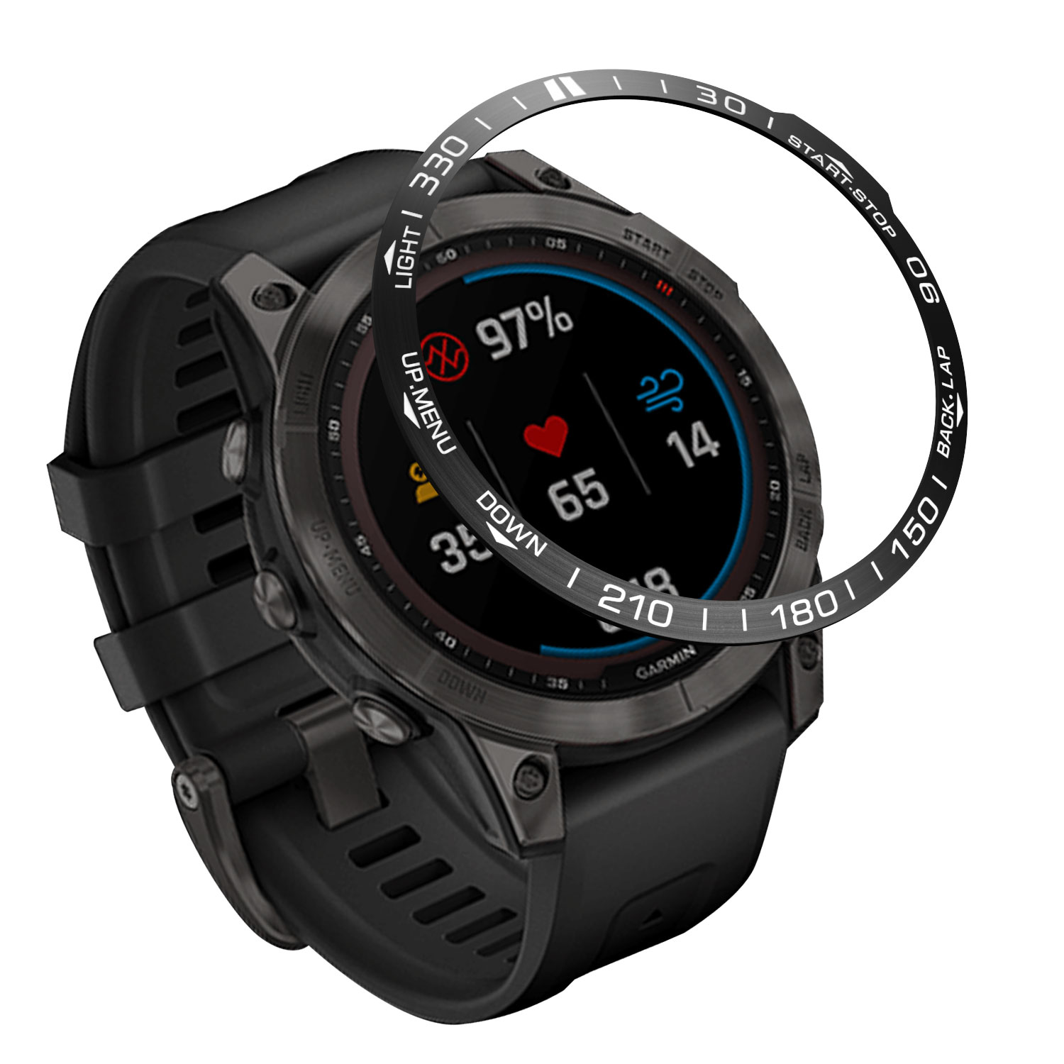 จัดแต่งทรงผมโลหะ BEZEL สําหรับ - Smartwatch Ring Watches บทวิจารณ์และราคา