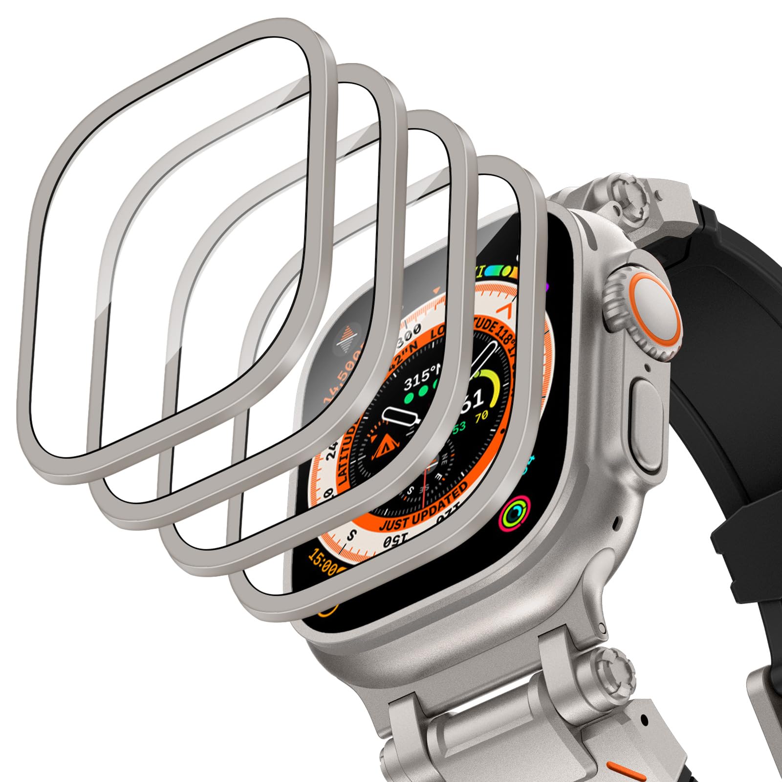 เคสอลูมิเนียมอัลลอยด์ + กระจกน - Smartwatch Apple Watches For Men บทวิจารณ์และราคา