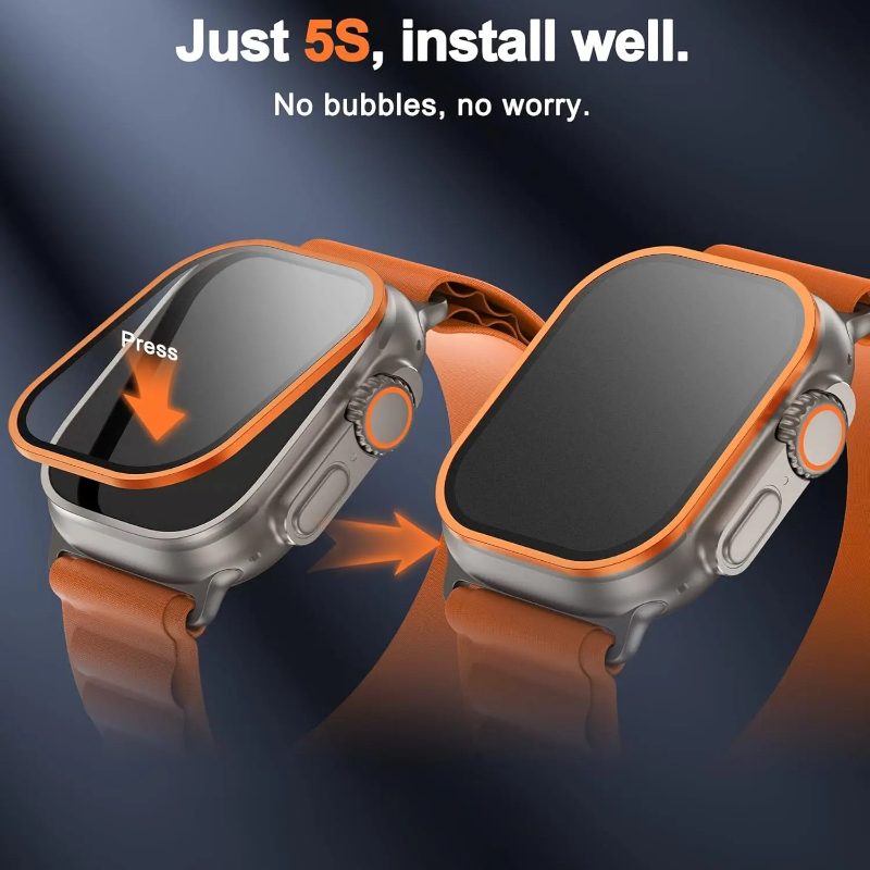 กระจกนิรภัยสำหรับแอปเปิ้ลวอทช์ - Smartwatch Apple Watches For Men บทวิจารณ์และราคา